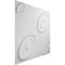 Ekena Millwork Maria EnduraWall Decorative 3D Wall Panel, White, 19 5/8"W x 19 5/8"H WP20X20MAWH - alternate 2